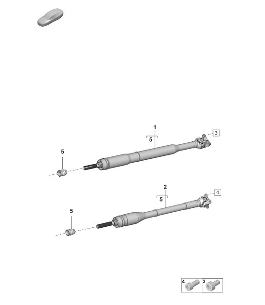 Diagram 304-200 Porsche Boxster 718 (982) 2017>> Transmission
