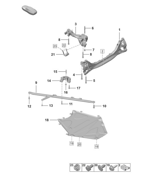 Diagram 501-005 Porsche 911 & 912 (1965-1989) Rear Axle