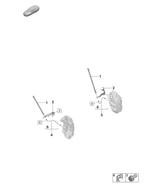 Diagram 604-015 Porsche Cayenne 9YA (E3) 2018-2023 