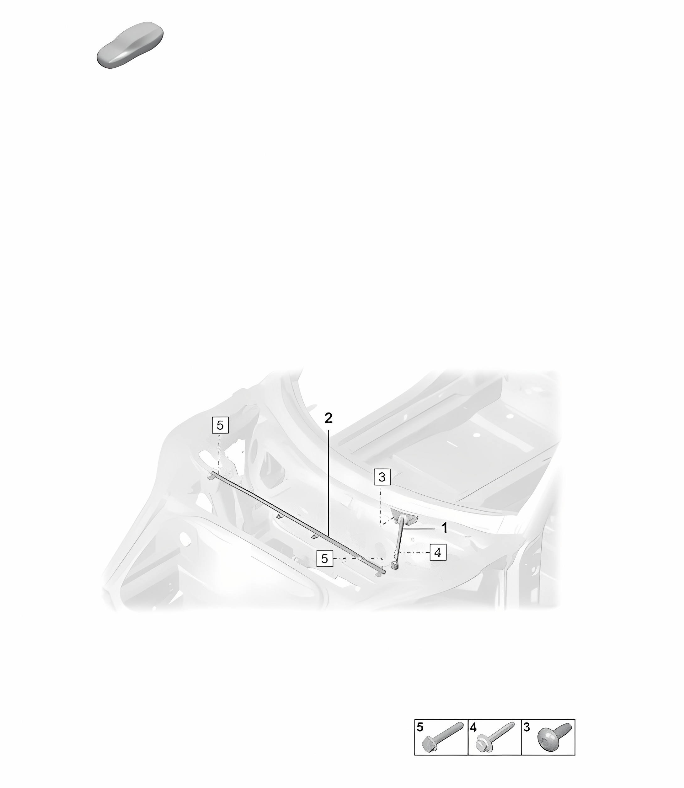 Dome strut / Front end  992.1 Carrera 2019 - 2024
