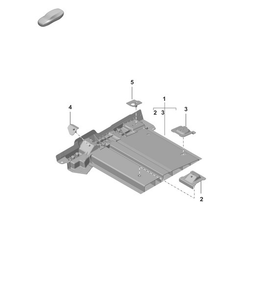 Diagram 801-250 Porsche 911 & 912 (1965-1989) Body