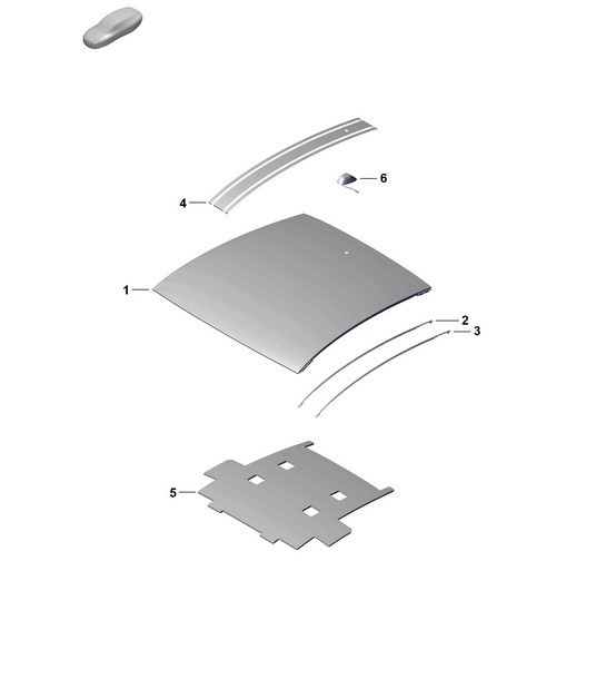 Diagram 801-455 Porsche 911 & 912 (1965-1989) Body