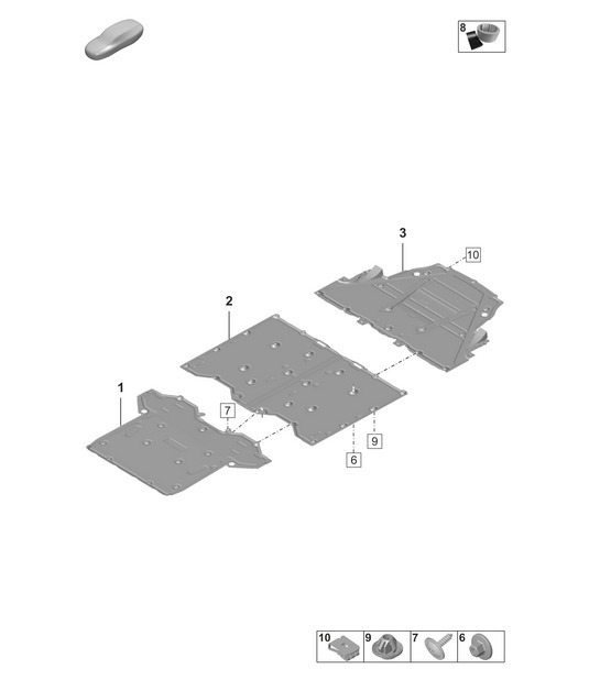 Diagram 801-710 Porsche 996 GT3 MKII 2003>> Body