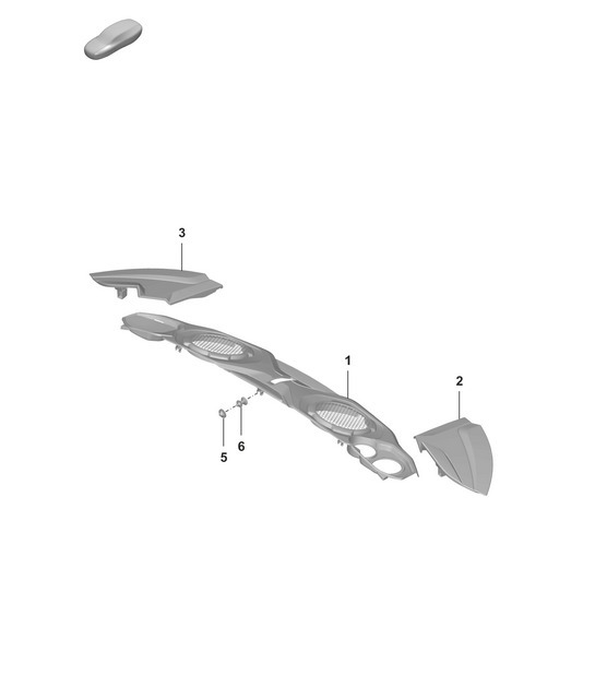 Diagram 801-810 Porsche 955 Cayenne 3.2L V6 2003-06 Body