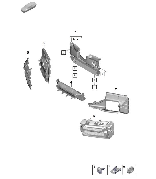 Diagram 802-120 Porsche 911 & 912 (1965-1989) Body