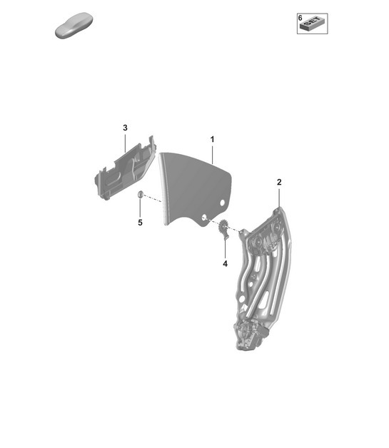 Diagram 805-020 Porsche 968 3.0L 1992-94 Body