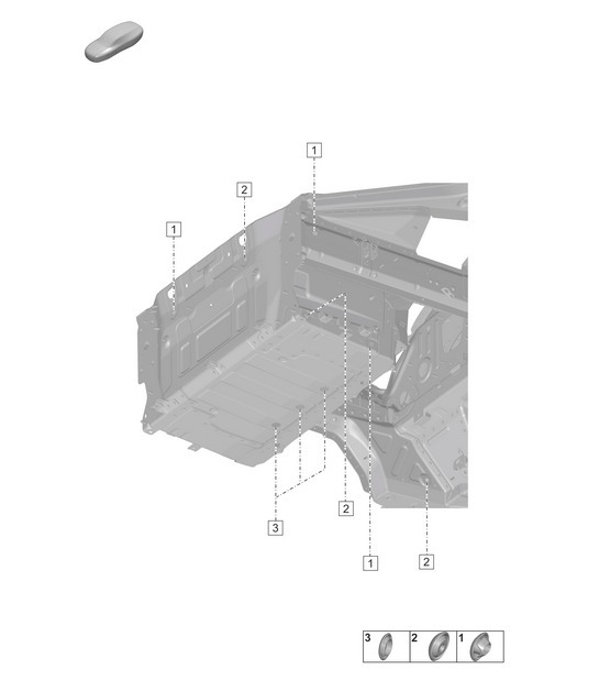 Diagram 806-000 Porsche 911 & 912 (1965-1989) Body