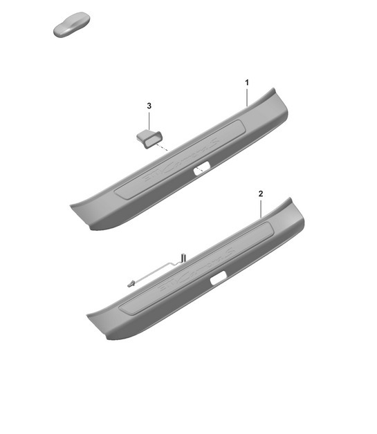 Diagram 807-550 Porsche Boxster 986/987/981 (1997-2016) Body