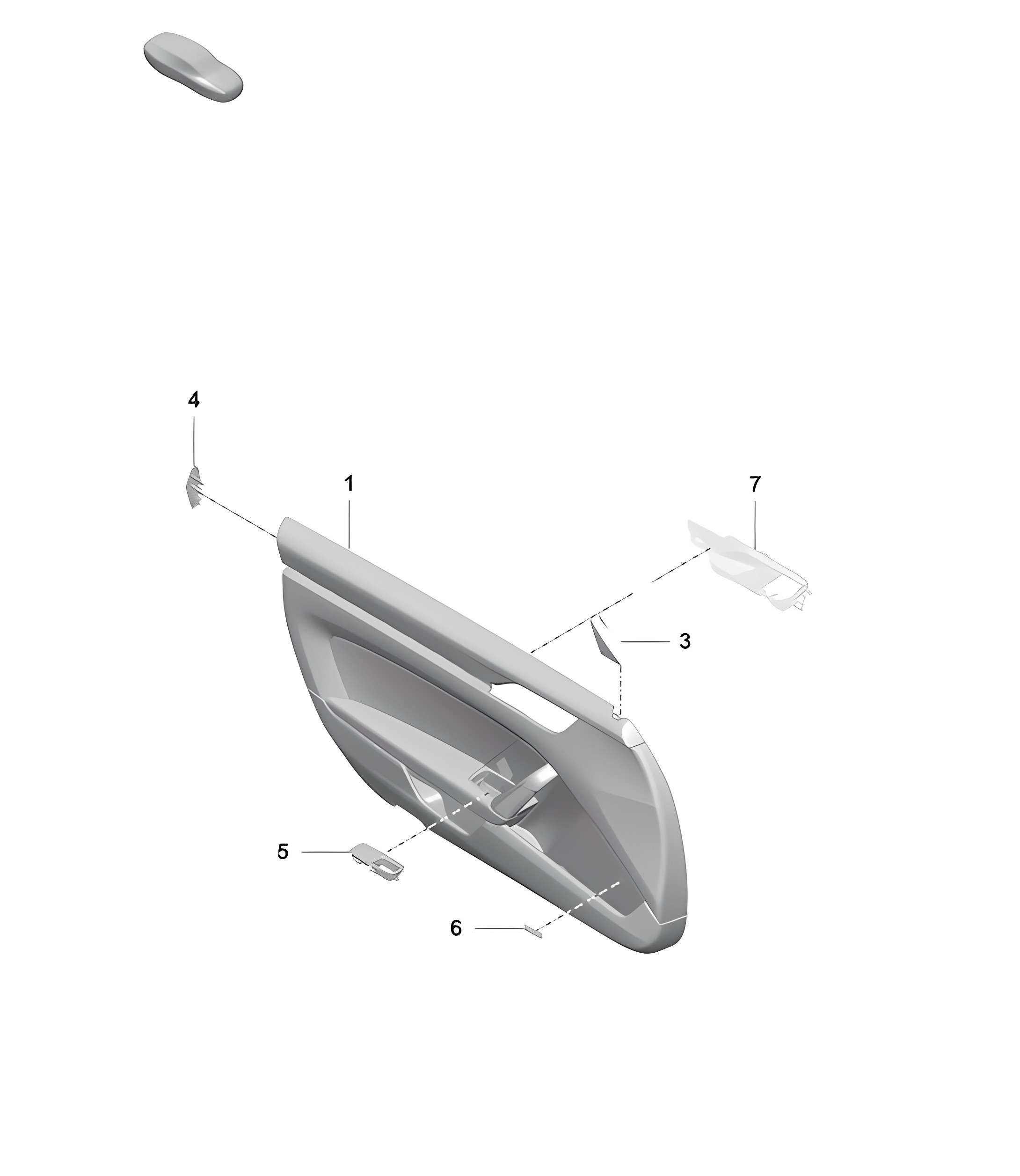 Door panel 992.1 Carrera  D >> - MJ 2020 