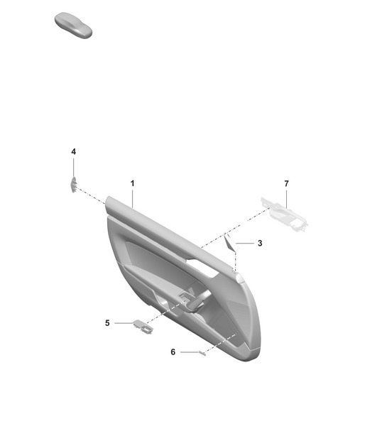 Diagram 808-000 Porsche 944 (1982-1991) 