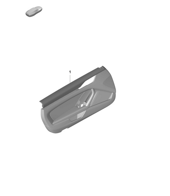 Diagram 808-300 Porsche 955 Cayenne Turbo 4.5L 2003-06 Body