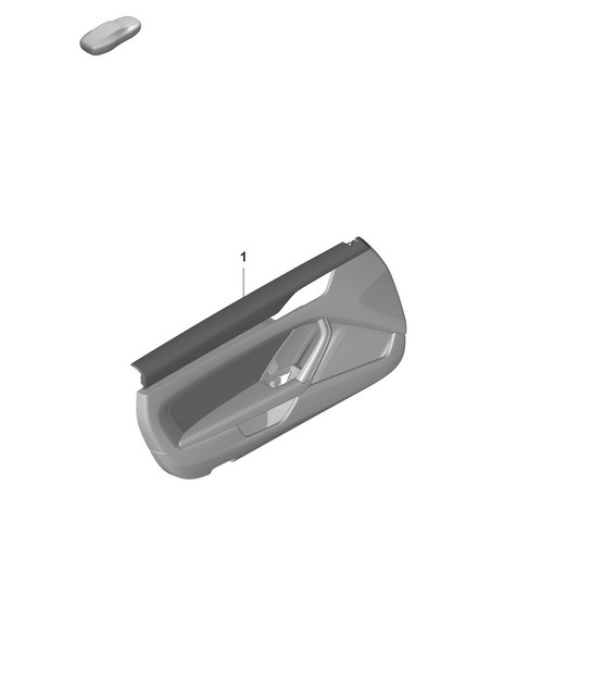 Diagram 808-601 Porsche 996 (911) (1997-2005) Body