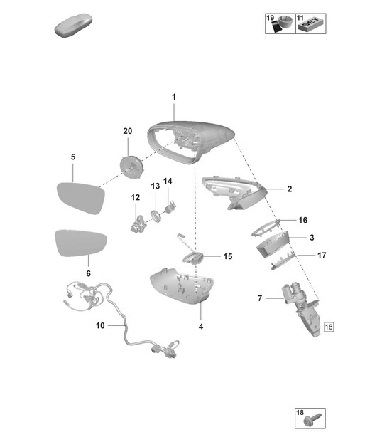 Diagram 809-500 Porsche Macan (95B) MK3 2022>> 