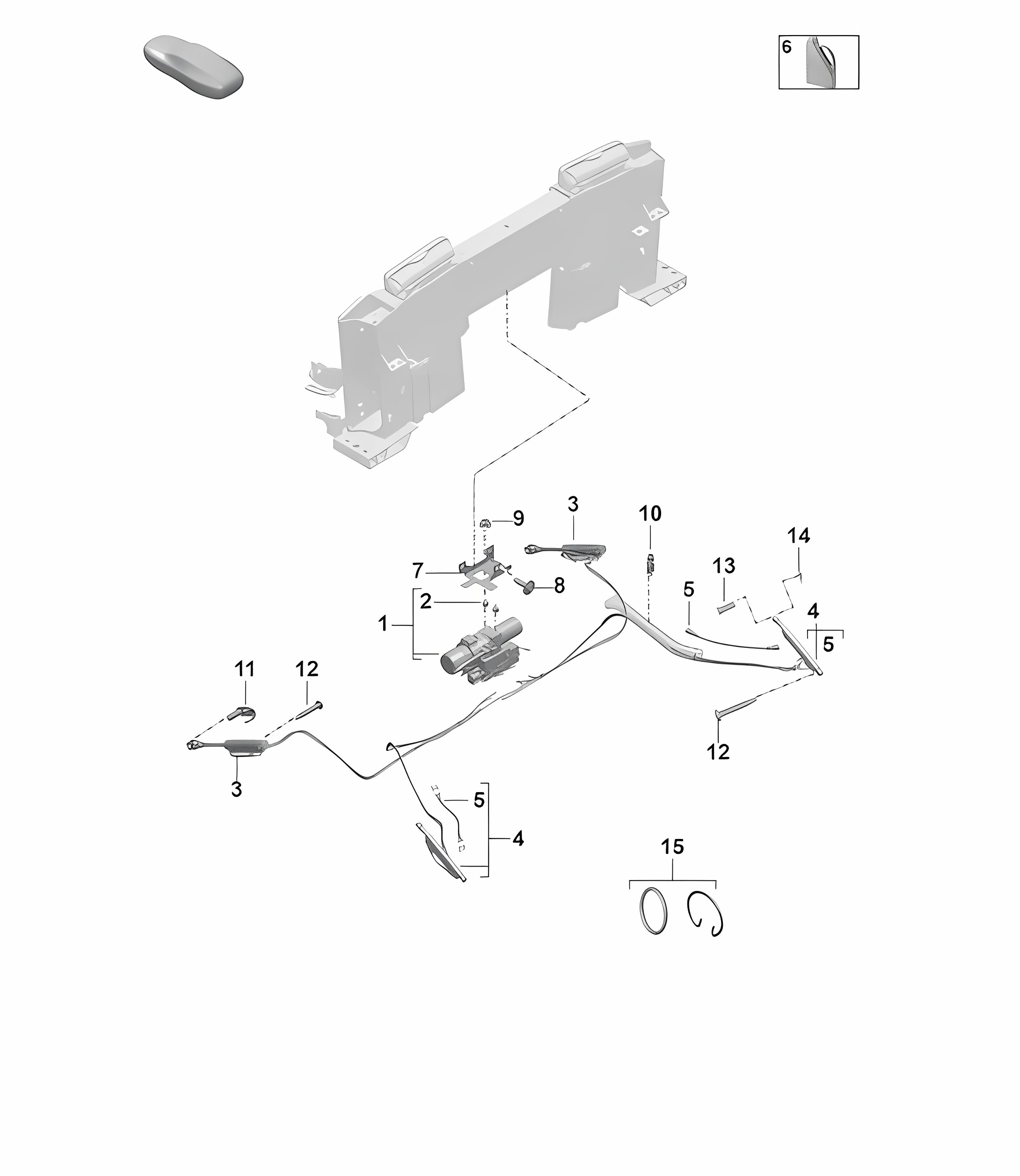 Drive unit / Hydraulic system for actuating convertible roof  - Targa  (PR:K5T) - 992.1 Carrera 2019 - 2024
