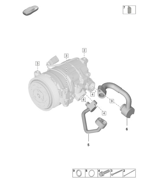 Diagram 814-201 Porsche Macan (95B) MK1 (2014-2018) Body