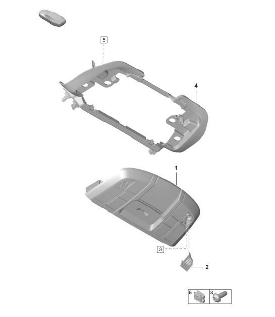 Diagram 903-060 Porsche Cayman 2.7L 981 2013-16 Electrical equipment