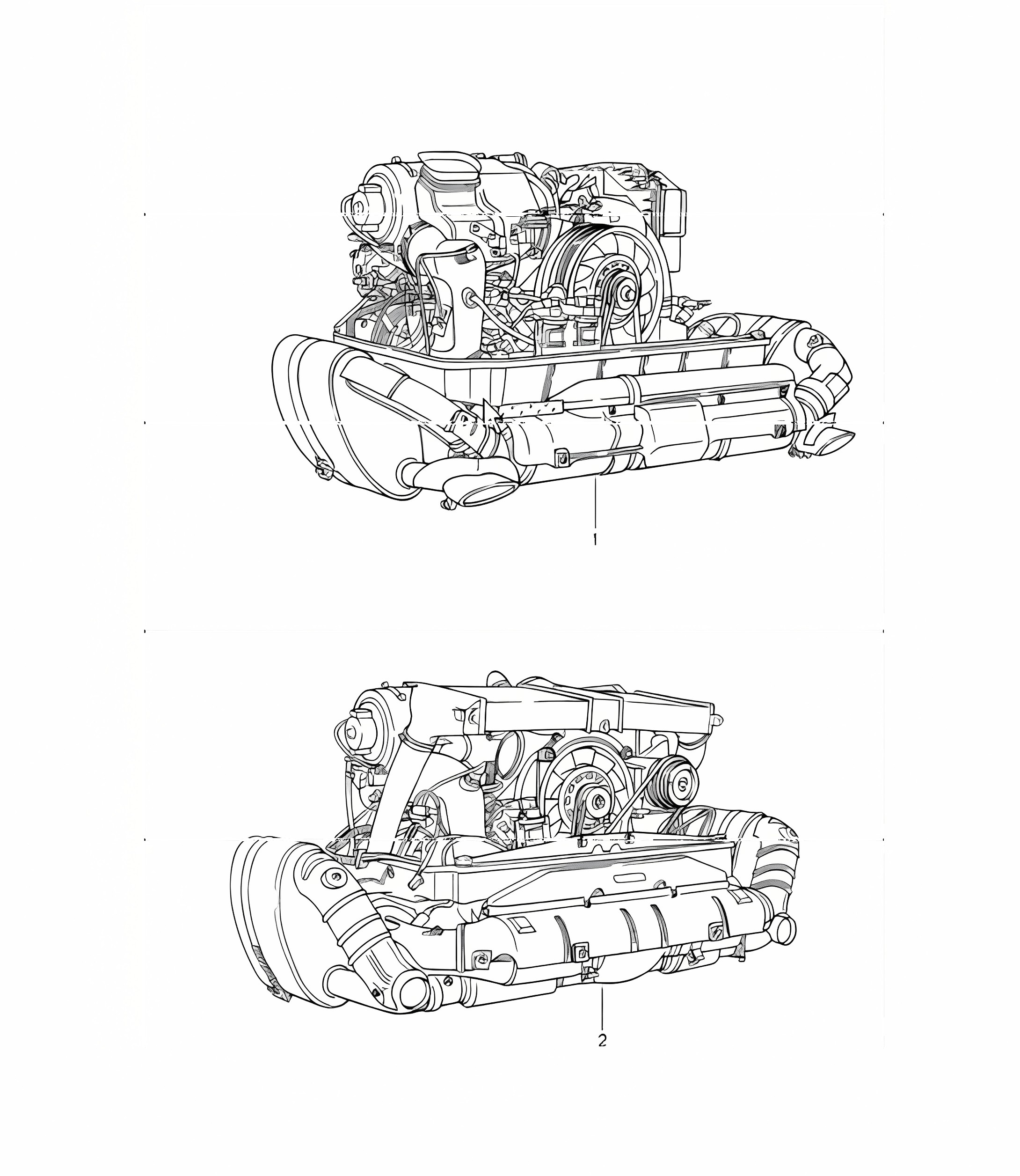 replacement engine ready for installation 993 1994-98