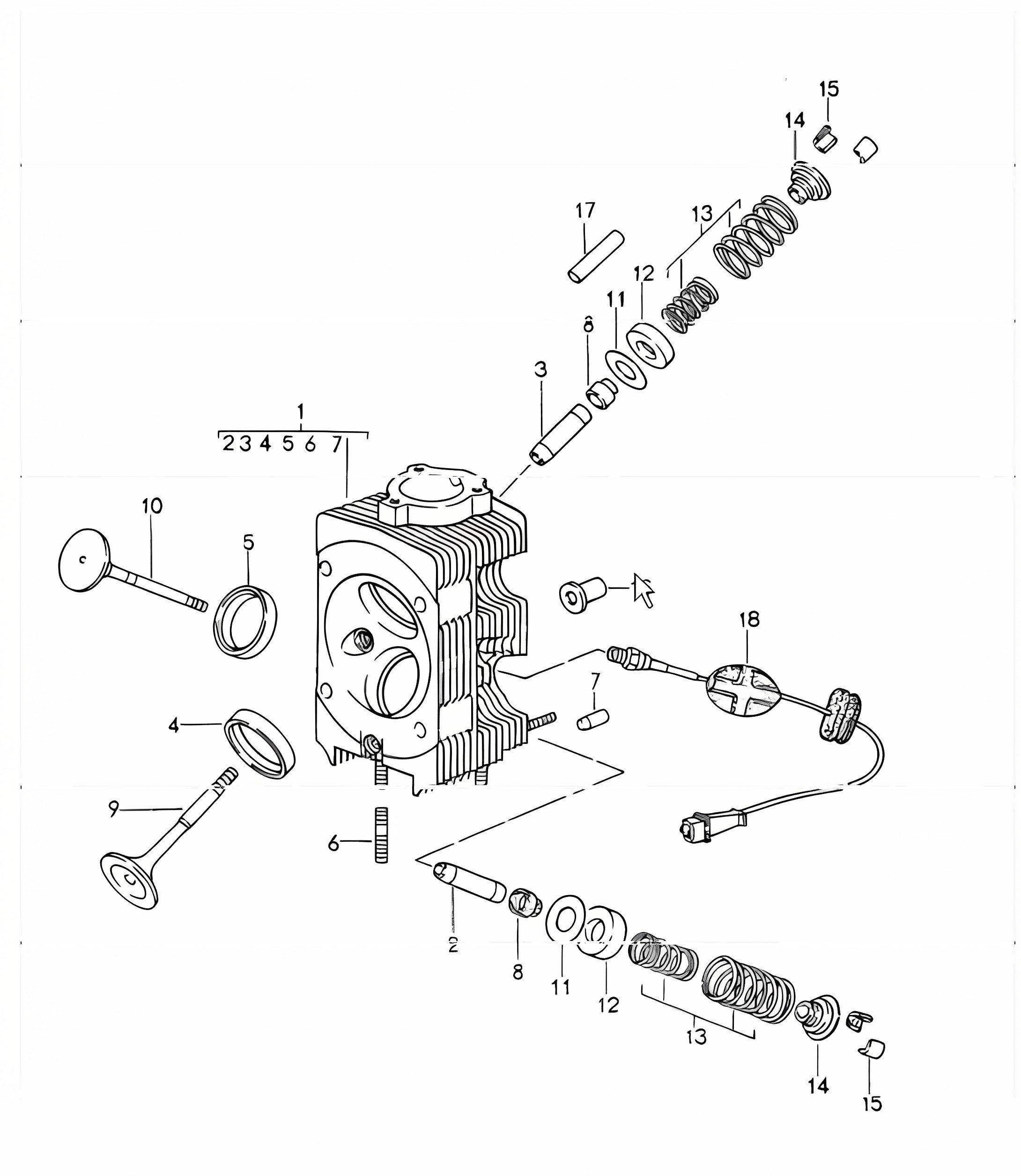 cylinder head 993 1994-98