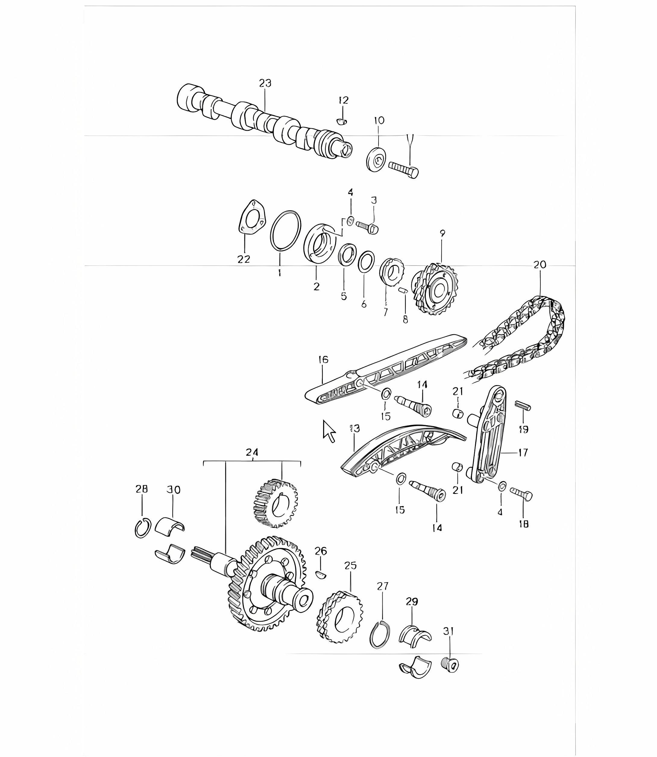 valve control right 993 1994-98
