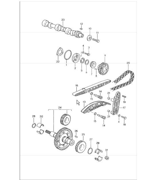 valve control right 993 1994-98