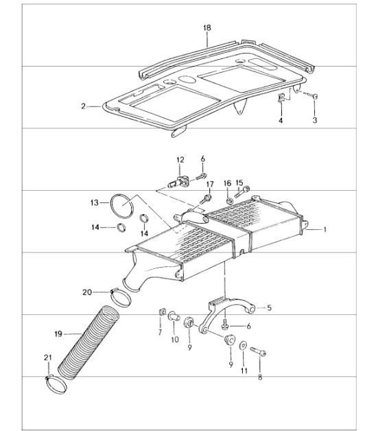 Diagram 107-45 Porsche 944 2.7L 8V 1988-89 