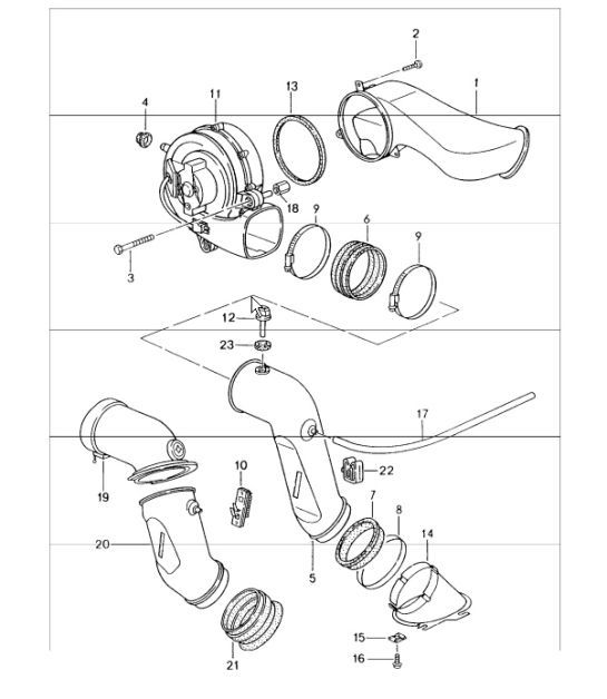 additional blower 993 1994-98