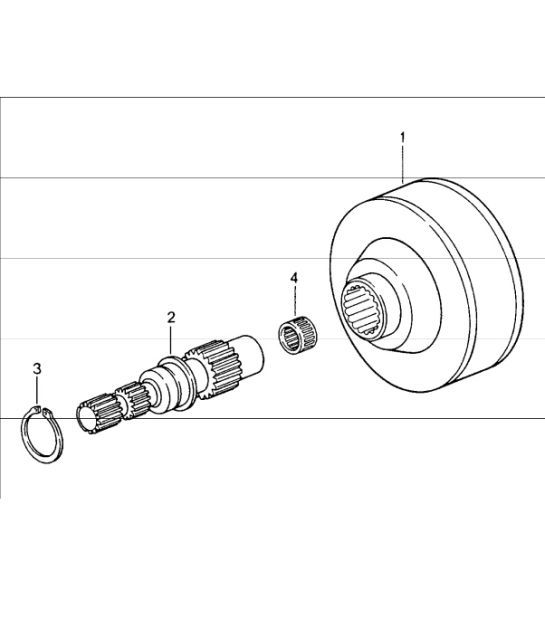 Diagram 305-10 Porsche Cayman 2.7L 987C 2006-08 Transmission
