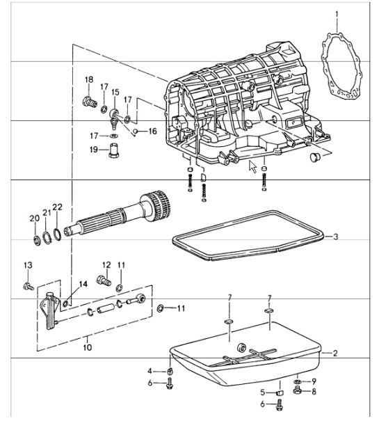 Diagram 320-02 Porsche 944 2.7L 8V 1988-89 
