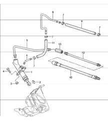 clutch actuation and  clutch master cylinder 993 1994-98