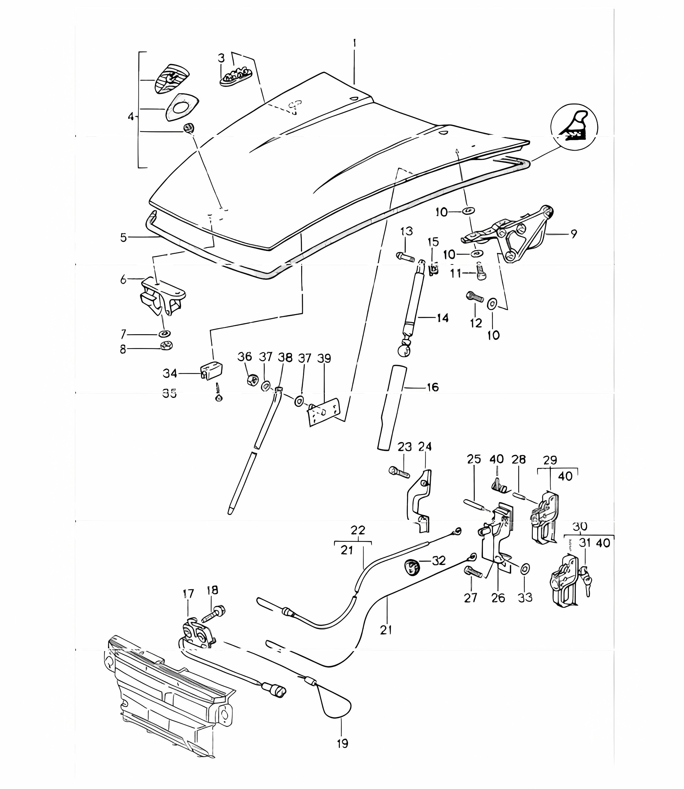 lid front 993 1994-98