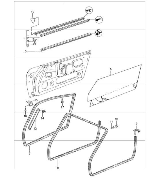 Diagram 804-05 Porsche Macan (95B) MK1 (2014-2018) Body