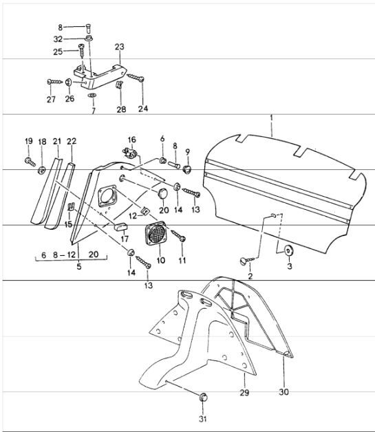Diagram 807-07 Porsche 993 (911) C2S 1994-97 Body