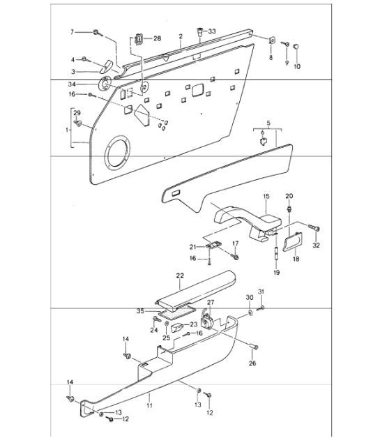 Diagram 807-10 Porsche Cayman 987C / 981C (2005-2016) Carrozzeria