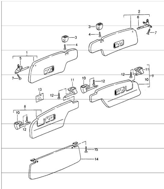 Diagram 809-05 Porsche 993 (911) (1994-1998) Body