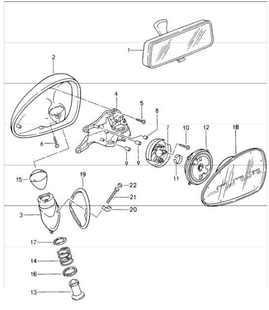 Diagram 809-12 Porsche Macan (95B) MK1 (2014-2018) Body