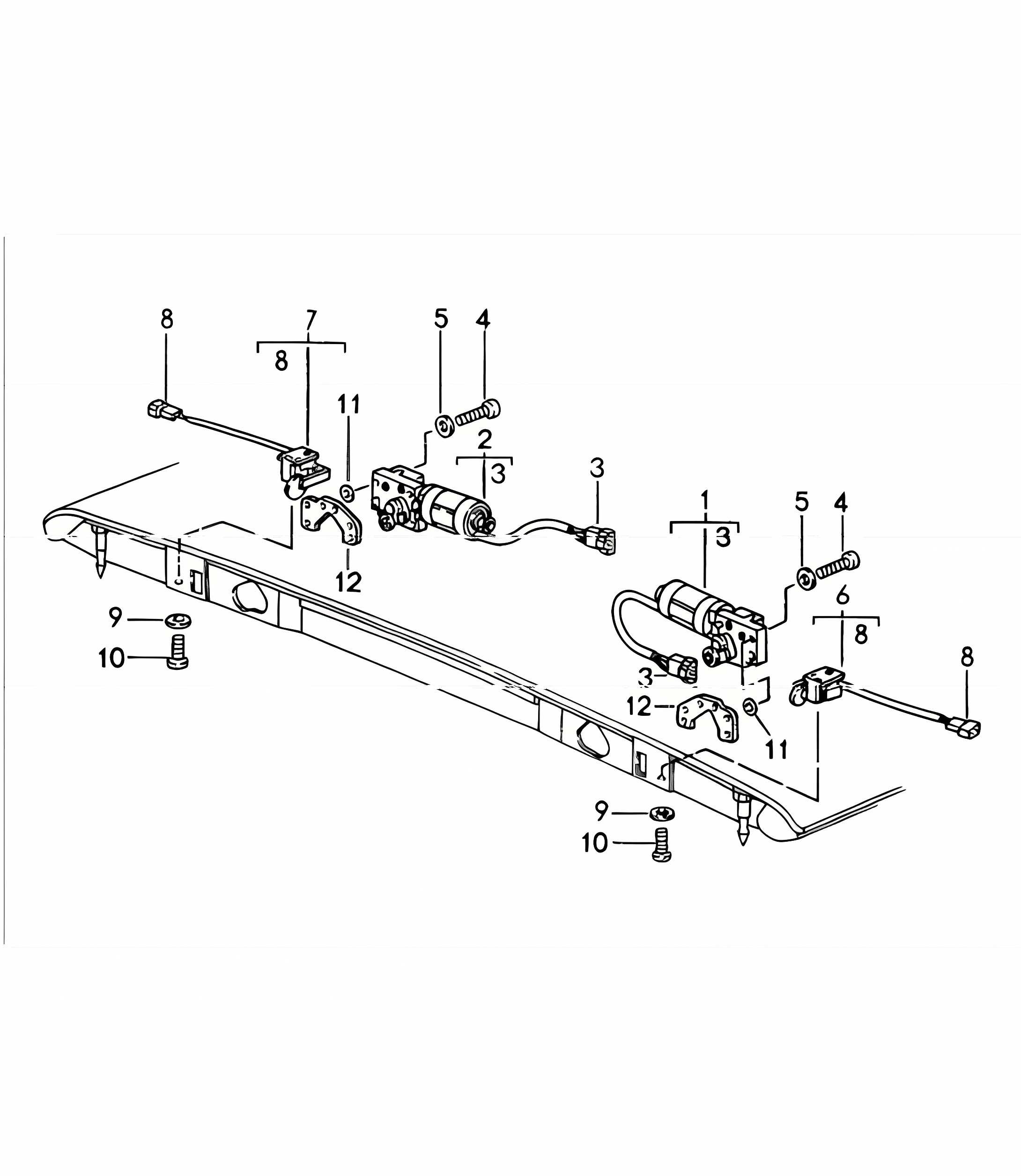 convertible top catch 993 CABRIO 1994-98