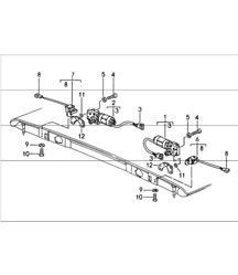convertible top catch 993 CABRIO 1994-98