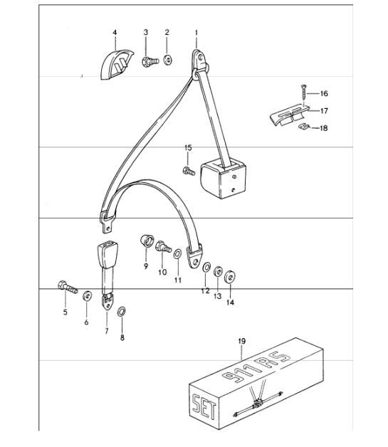 Diagram 812-00 Porsche 996 C2 3.4L 1997-08/01 Body