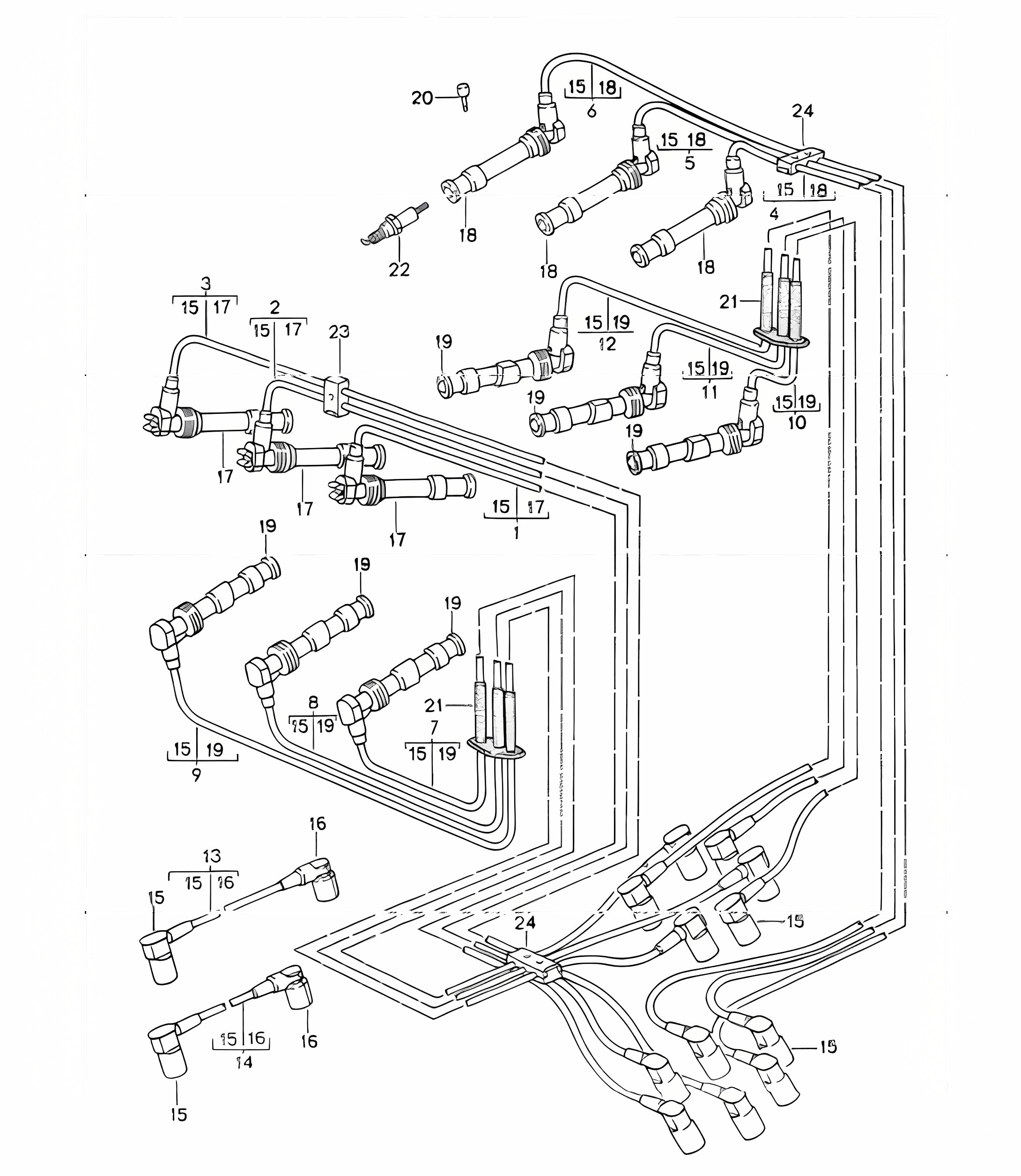 engine electrics - 2 - for 993 CARRERA/4 M64.05/06/21/22 and 993 CARRERA RS M64.20 1994-98