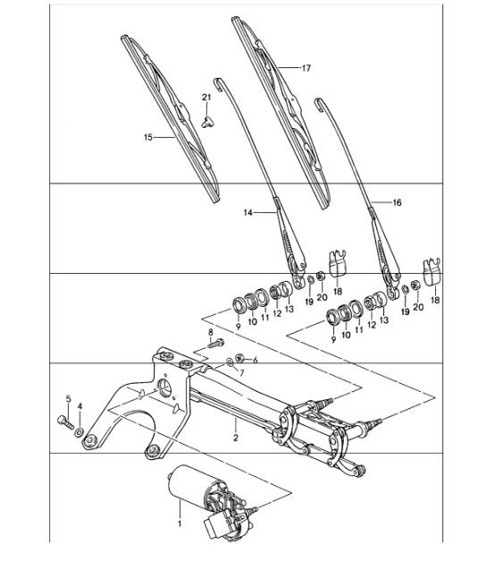 Diagram 904-00 Porsche Macan (95B) MK1 (2014-2018) Elektrische apparatuur