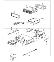 radio booster for 993 TURBO F >>99TS3 71089 UPTO 1995