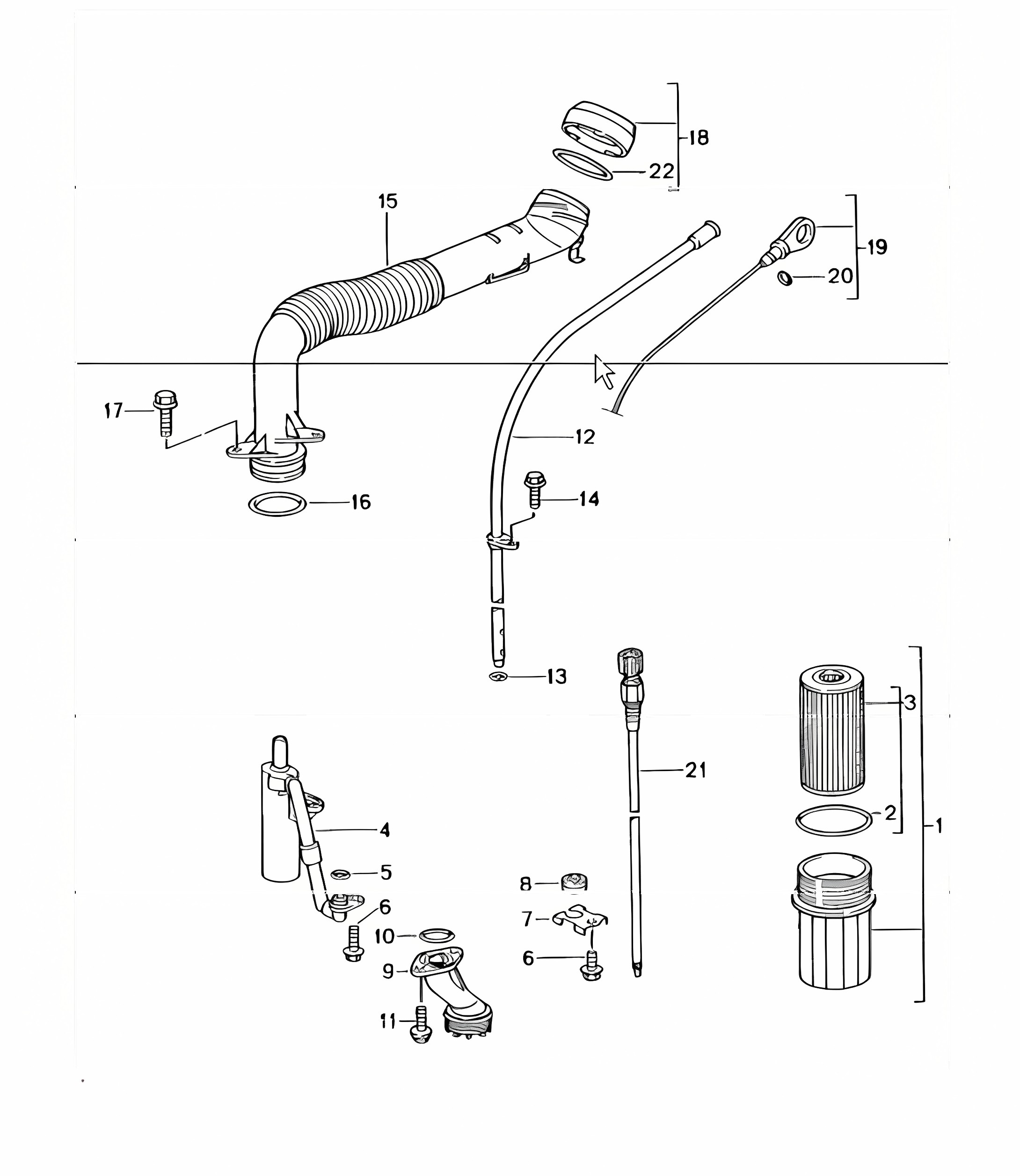 engine lubrication 996 CARRERA 2/4/4S M96.01/02/03/04  1998-05