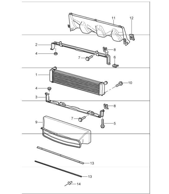 Diagram 105-17 Porsche 997 (911) MK1 2005-2008 Engine
