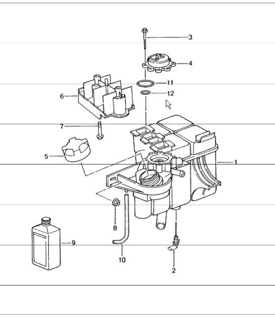 Diagram 105-20 Porsche 944 2.7L 8V 1988-89 