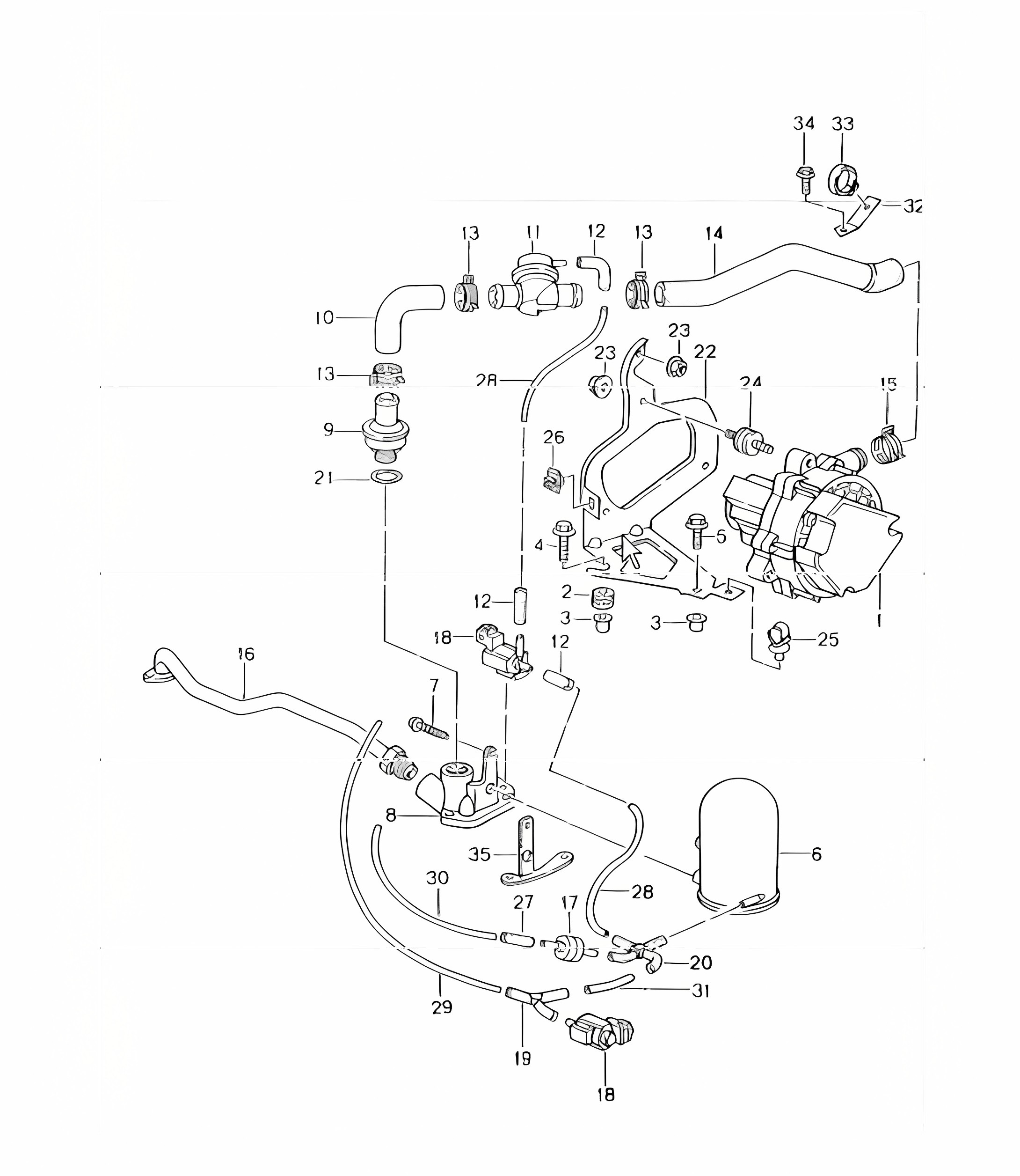 air injection 996 CARRERA 2/4/4S M96.01/02/03/04 1998-05