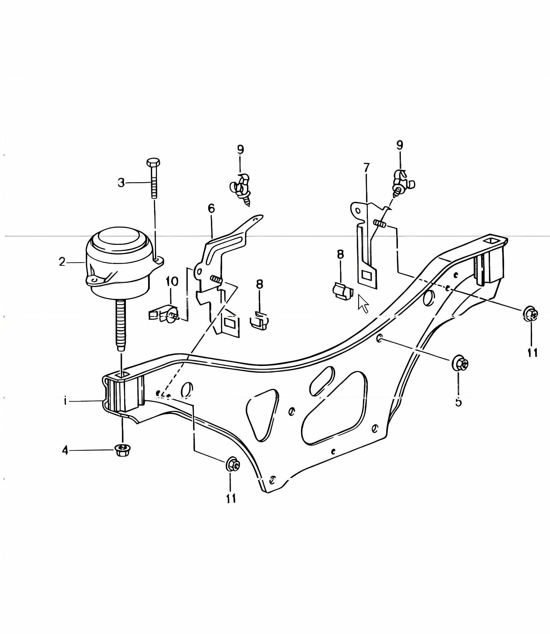 engine suspension 996 CARRERA 2/4/4S M96.01/02/03/04  1998-05