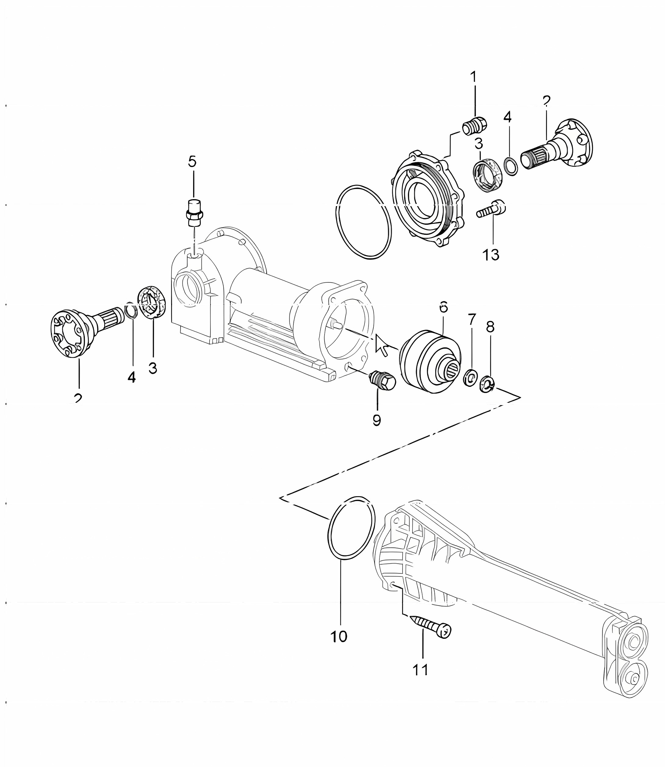 front-axle final drive, viscous clutch single parts 996 CARRERA 4 (M339 All-wheel drive) G96.30/31 1999 ONWARDS