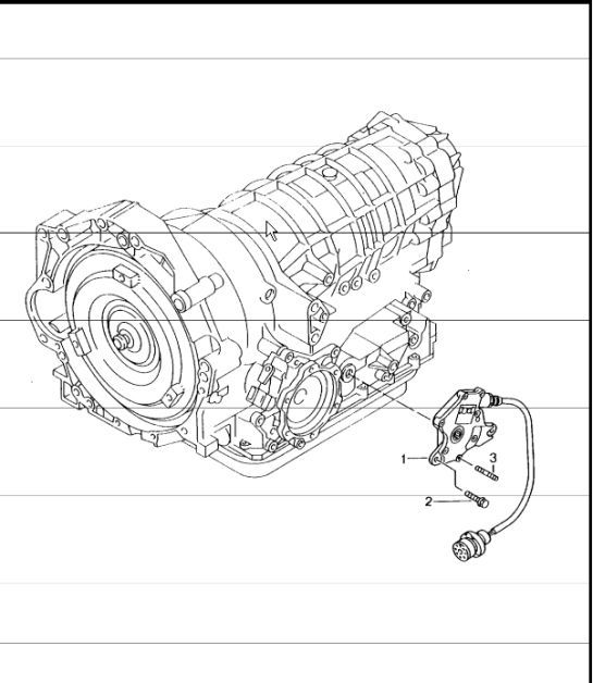 Diagram 320-05 Porsche Macan (95B) MK1 (2014-2018) Transmission