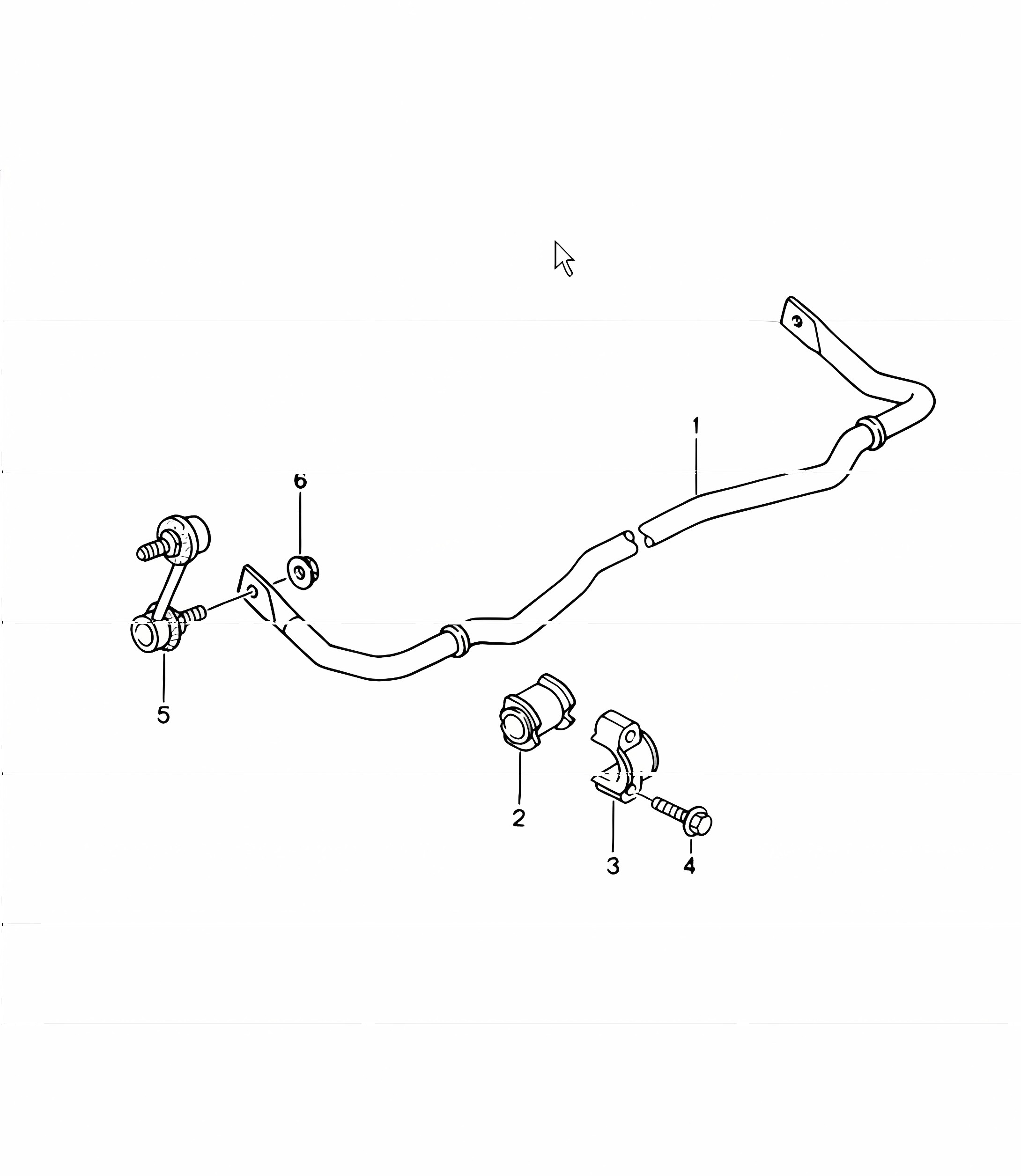 stabiliser: F >>99XS6 08187, F >>99XS6 46091, F >>99XS6 08184 and F >>99XS6 46090 for 996 1998-05