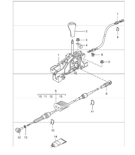 Diagram 701-01 Porsche 944 2.5L 8V 1982-87 